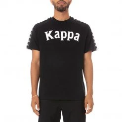 Kappa US 222 Banda Balima T-Shirt - Black White
