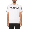 Kappa US Men 222 Banda Balima T-Shirt - White Black