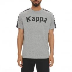 Kappa US 222 Banda Balima T-Shirt - Grey Black