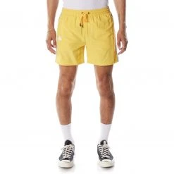 Kappa US 222 Banda Coney Swim Trunks - Yellow Light Blue Men