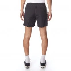 Kappa US 222 Banda Coney Swim Trunks - Black Smoke White Men