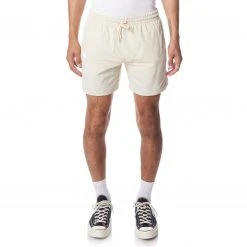 Kappa US 222 Banda Coney Swim Trunks - Beige White Men