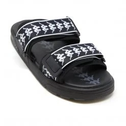 Kappa US 222 Banda Aster 1 Sandals - Black White Footwear