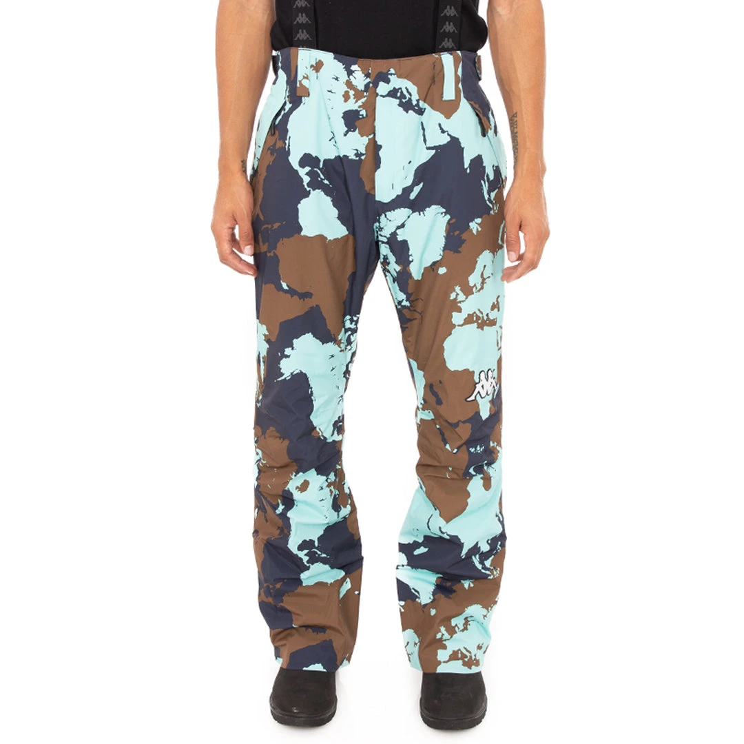 Kappa US Men 6Cento 622 Ski Pants - Blue Brown 4 Kappa US Men 6Cento 622 Ski Pants - Blue Brown
