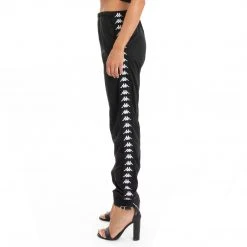 Kappa US Women 222 Banda Wrastoria Trackpants - Black