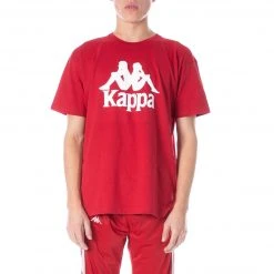 Kappa US Authentic Estessi T-Shirt - Red Men