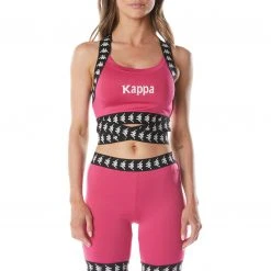 Kappa US Women 222 Banda Dixot Bra - Pink Black