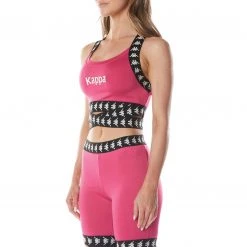 Kappa US Women 222 Banda Dixot Bra - Pink Black