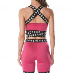 Kappa US Women 222 Banda Dixot Bra - Pink Black