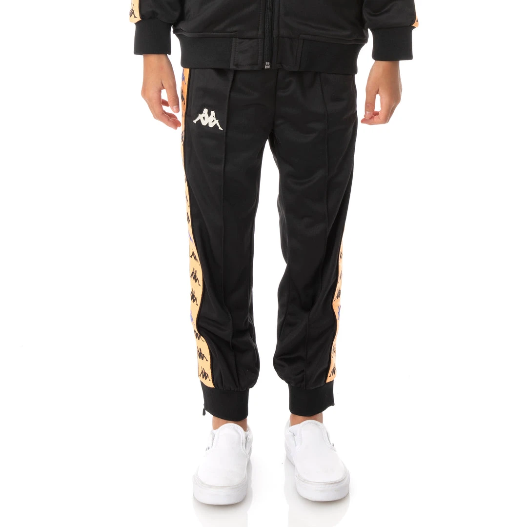 Kappa US Kids 222 Banda Deky Trackpants - Black 3 Kappa US Kids 222 Banda Deky Trackpants - Black