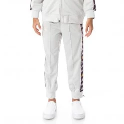 Kappa US Kids 222 Banda Deky Trackpants - Grey Silver