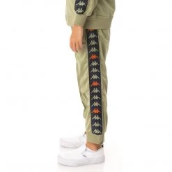 Kappa US Kids 222 Banda Deky Trackpants - Green Salvia
