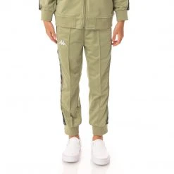 Kappa US Kids 222 Banda Deky Trackpants - Green Salvia