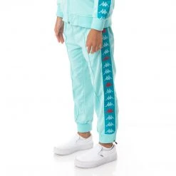 Kappa US Kids 222 Banda Deky Trackpants - Peacock