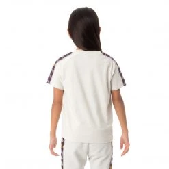 Kappa US Kids 222 Banda Deto T-Shirt - Grey Silver