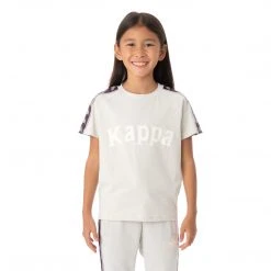Kappa US Kids 222 Banda Deto T-Shirt - Grey Silver