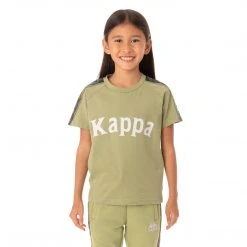 Kappa US Kids 222 Banda Deto T-Shirt - Green Salvia