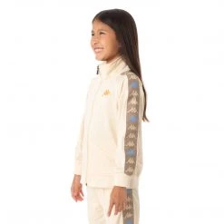 Kappa US Kids 222 Banda Dullo Track Jacket - Beige