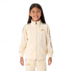 Kappa US Kids 222 Banda Dullo Track Jacket - Beige