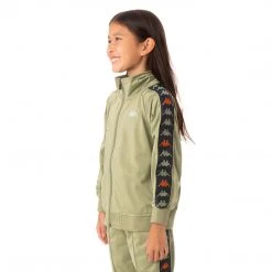 Kappa US Kids 222 Banda Dullo Track Jacket - Green Salvia