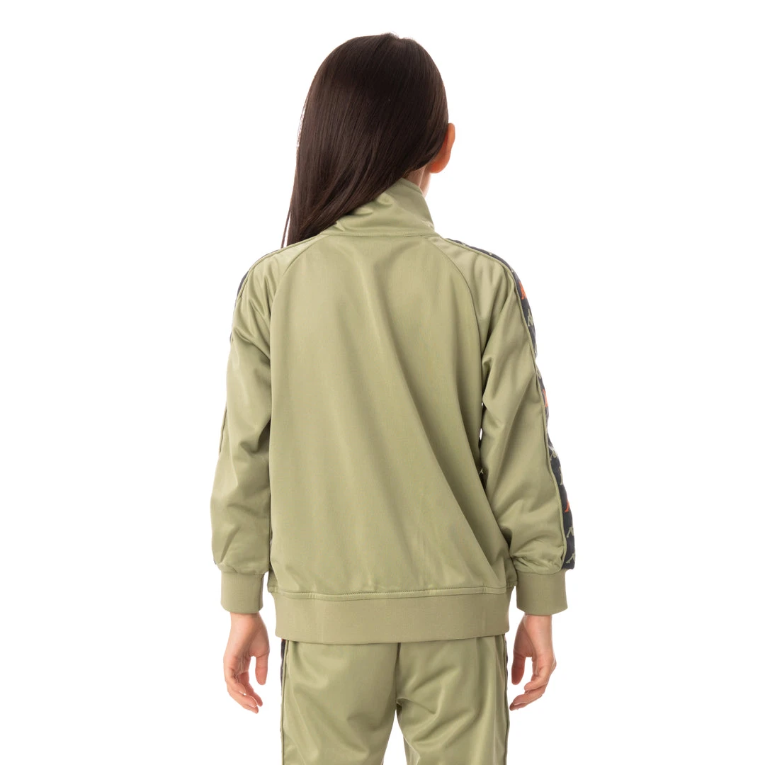 Kappa US Kids 222 Banda Dullo Track Jacket - Green Salvia 6 Kappa US Kids 222 Banda Dullo Track Jacket - Green Salvia