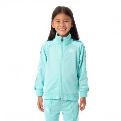 Kappa US Kids 222 Banda Dullo Track Jacket - Peacock