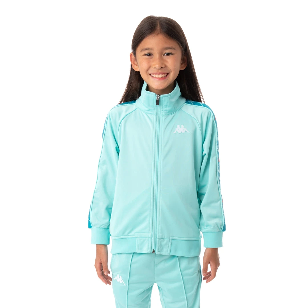 Kappa US Kids 222 Banda Dullo Track Jacket - Peacock 3 Kappa US Kids 222 Banda Dullo Track Jacket - Peacock