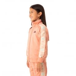 Kappa US Kids 222 Banda Dullo Track Jacket - Pink Coral