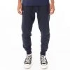 Kappa US Logo Fleece Zanok Sweatpants - Navy Blue