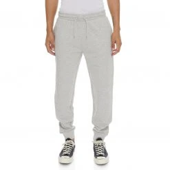 Kappa US Logo Fleece Zanok Sweatpants - Grey Md Mel Men