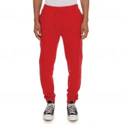 Kappa US Logo Fleece Zanok Sweatpants - Red Coral Men