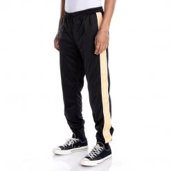 Kappa US Logo Tape Alic 2 Trackpants - Black Smoke Light Orange