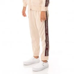 Kappa US Kids Logo Tape Alic 2 Trackpants - Beige
