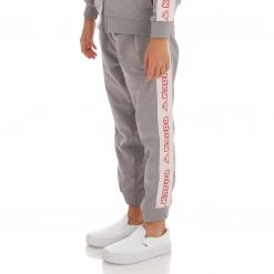 Kappa US Kids Logo Tape Alic 2 Trackpants - Grey