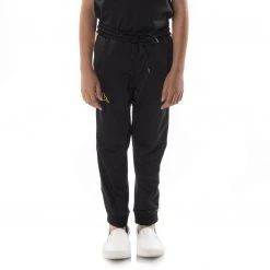 Kappa US Kids Logo Tape Alic 2 Trackpants - Black Smoke Orange