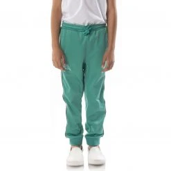 Kappa US Kids Logo Tape Alic 2 Trackpants - Teal