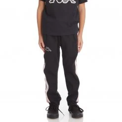 Kappa US Kids Logo Tape Anira 2 Sweatpants - Black Smoke