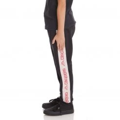Kappa US Kids Logo Tape Anira 2 Sweatpants - Black Smoke