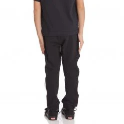 Kappa US Kids Logo Tape Anira 2 Sweatpants - Black Smoke