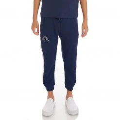 Kappa US Kids Logo Tape Anira 2 Sweatpants - Navy