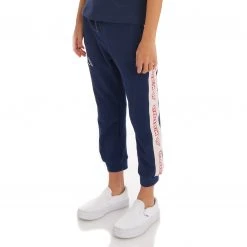 Kappa US Kids Logo Tape Anira 2 Sweatpants - Navy