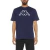 Kappa US Logo Fleece Cromok T-Shirt - Navy Blue Men