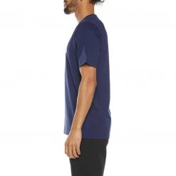 Kappa US Logo Fleece Cromok T-Shirt - Navy Blue Men