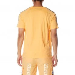 Kappa US Logo Tape Avirec 2 T-Shirt - Light Orange