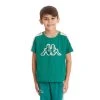 Kappa US Kids Logo Tape Avirec 2 T-Shirt - Dark Green