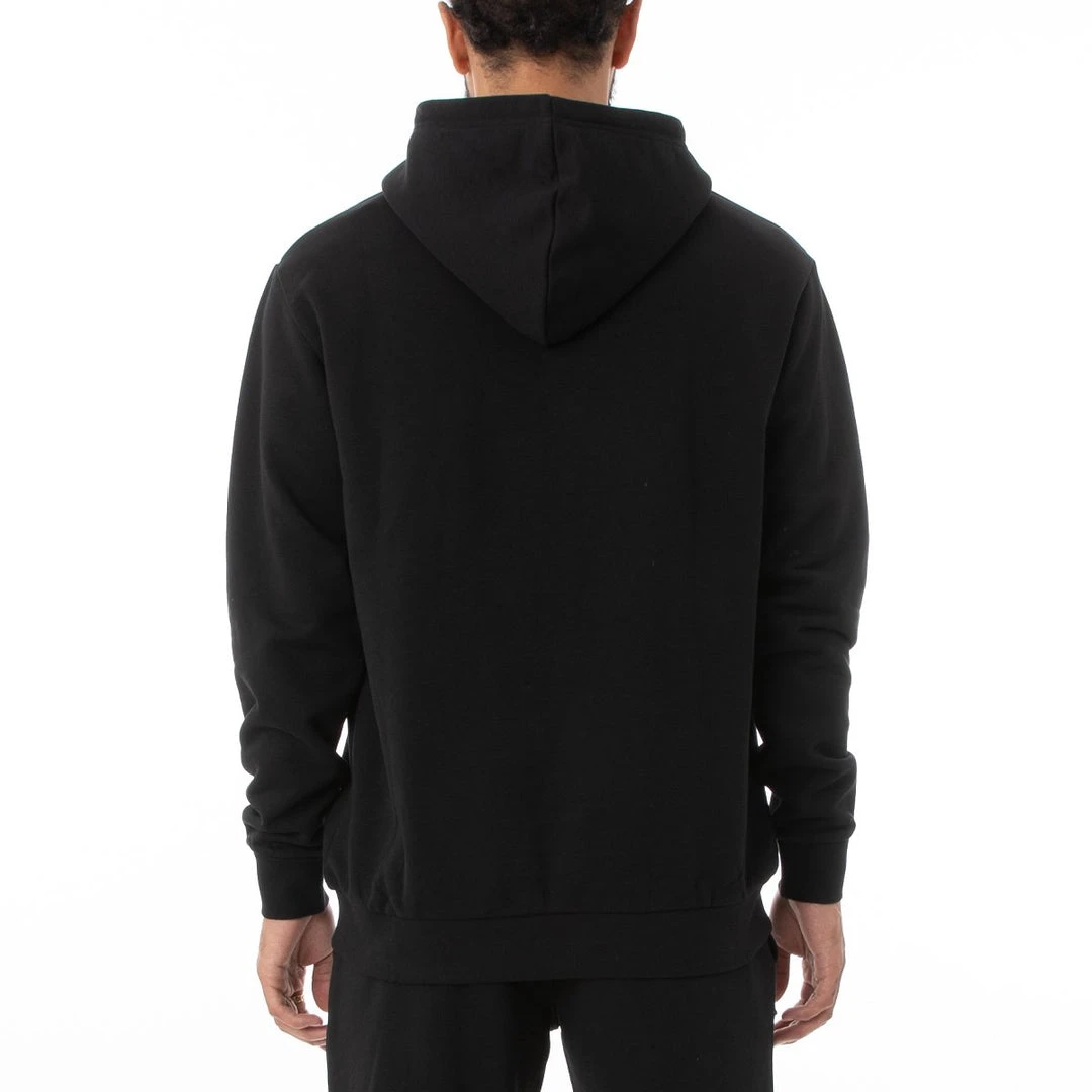 Kappa US Logo Fleece Caiok Hoodie - Black 5 Kappa US Logo Fleece Caiok Hoodie - Black