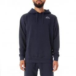 Kappa US Logo Fleece Caiok Hoodie - Navy Blue Men