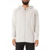 Kappa US Men Logo Fleece Jackok Full Zip Jacket - Grey Md Mel