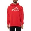 Kappa US Logo Fleece Zavrok Hoodie - Red Coral