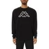 Kappa US Men Logo Fleece Dafok Sweatshirt - Black 1 Kappa US Men Logo Fleece Dafok Sweatshirt - Black